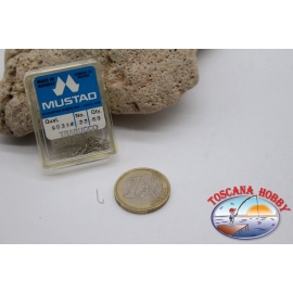 1 boîte de 50 pcs Mustad cod.90314 n.22 FC.B103D