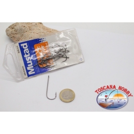 1 paquet (12 pcs Mustad cod.3261BLN pas.2/0, abardeen FC.B107A