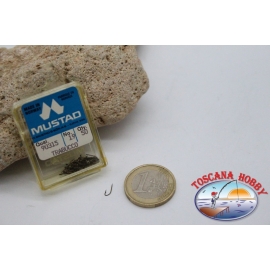 1 caja de 50 piezas Mustad, el bacalao.90315, no.19, Trabucco ganchos FC.B117A