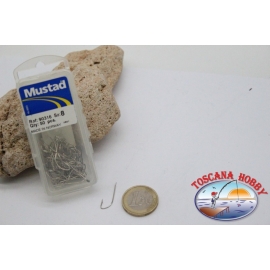 1 box 50 stk. angelhaken Mustad, cod.90316, nr. 8 FC.B118A