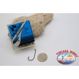 1 boîte de 50 pcs Mustad, cod.7780C, pas.1/0, Humide forgé FC.B119A