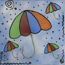 Le cadre parapluie de taille 40x40. QR13